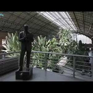 Видео - Станция Аточа в Мадриде (Estación de Atocha en Madrid)