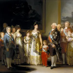 Картина - Семья Карла IV, 1800