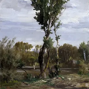 Картина - Дом в глубинке, 1872