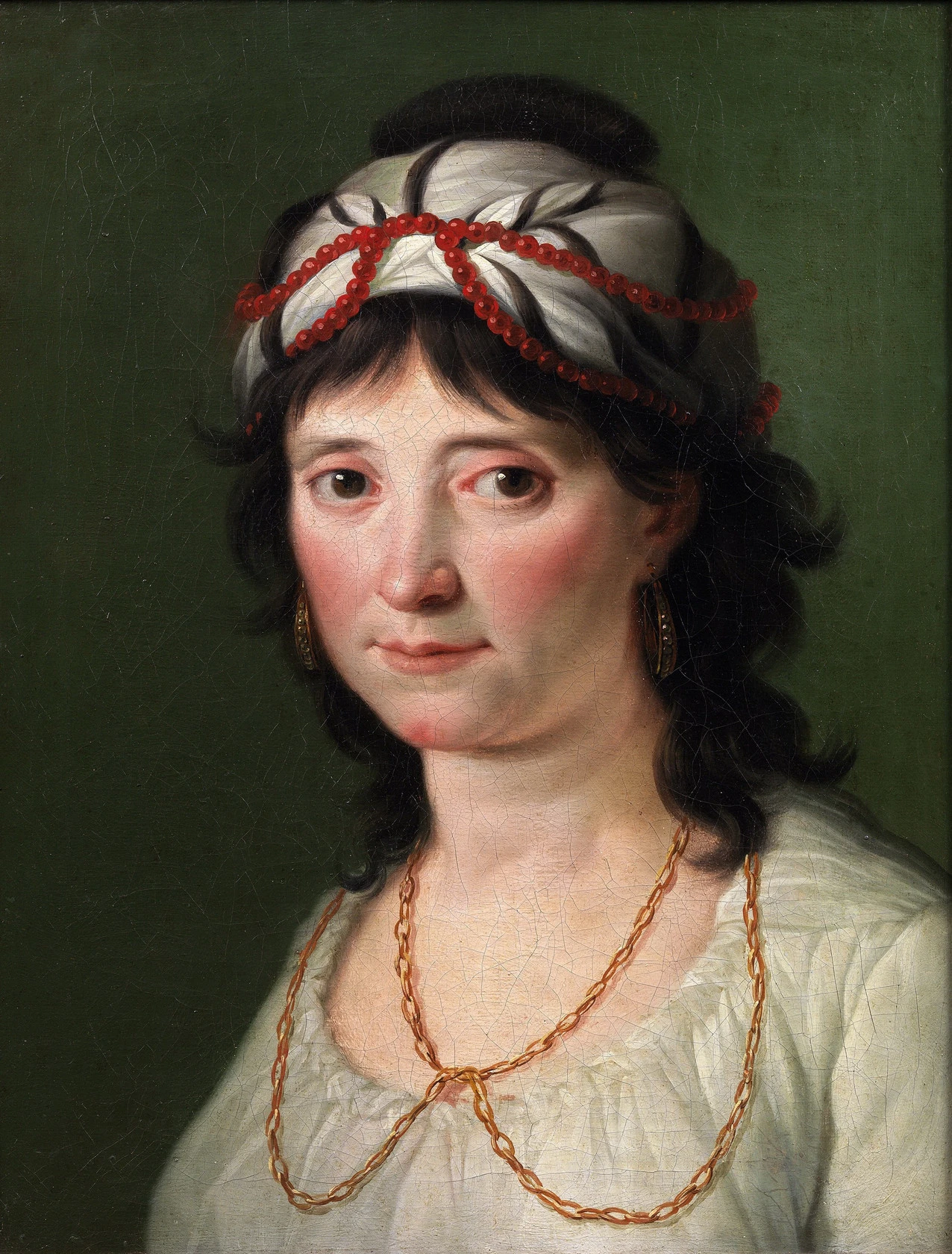 Картина - Портрет дамы, 1800 - 1802 - Музей Прадо